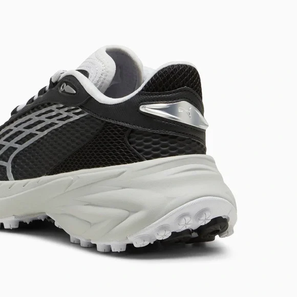 Men’s PUMA Spirex Speed Shoes - Black-Silver Mist - Size 12